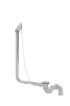 Слив-перелив для ванны Wirquin М (хром) Слив-перелив для ванны Wirquin М (хром)