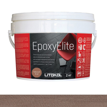 Затирка эпоксидная EPOXYELITE E.12 Табачный  2кг Затирка эпоксидная EPOXYELITE E.12 Табачный  2кг