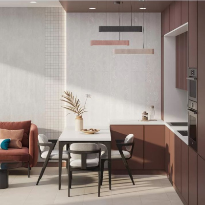 Плитка настенная 14012R Эскориал серый структура обрезной 40*120*10.5 (3шт\1.44м2), м2