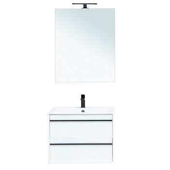 Мебель для ванной Aquanet Lino 70 белый матовый Мебель для ванной Aquanet Lino 70 белый матовый
