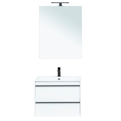 Мебель для ванной Aquanet Lino 70 белый матовый Мебель для ванной Aquanet Lino 70 белый матовый