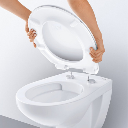 Сиденье для унитаза, GROHE Bau Ceramic, альпин-белый, (39492000) Сиденье для унитаза, GROHE Bau Ceramic, альпин-белый, (39492000)