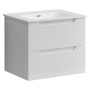 Тумба подвесная SANCOS Norma 2.0 590х450х500, c двумя ящиками оснащенными доводчиками, белый глянец , арт. NR2.060W Тумба подвесная SANCOS Norma 2.0 590х450х500, c двумя ящиками оснащенными доводчиками, белый глянец , арт. NR2.060W