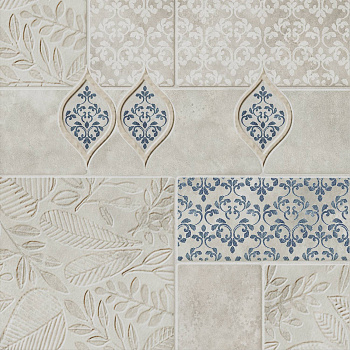 Керамический декор 20Х20 Сиена 1 матовый 20*20*8 (уп/16шт.), шт