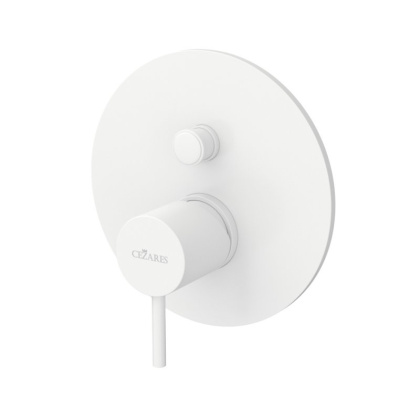 LEAF-VDIM-L-SR Встраиваемый однорычажный смеситель с переключателем на 2 выхода, исполнение Sunrise