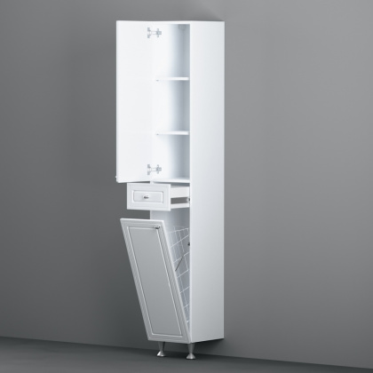 M41CSR0303WG Palace One, шкаф-колонна на ножках, универсальный, 30 см, Белый, глянец, шт