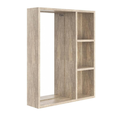 Шкаф-зеркало Onika Тимбер 60 дуб сонома, универсальный Шкаф-зеркало Onika Тимбер 60 дуб сонома, универсальный