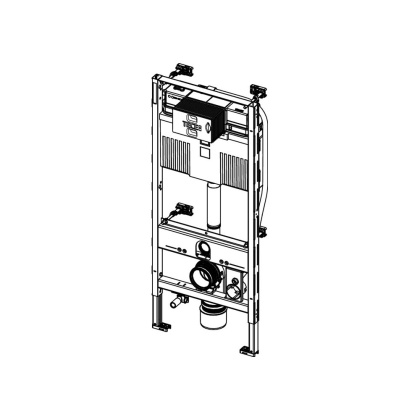 Застенный модуль TECEprofil со смывным бачком Uni, для унитаза-биде TOTO Neorest AC/EW, высота 1120 мм (9300344)