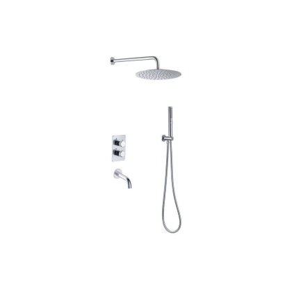 Душевой комплект Allen Brau Priority 5.31014-00 (с внутренней частью) хром Душевой комплект Allen Brau Priority 5.31014-00 (с внутренней частью) хром