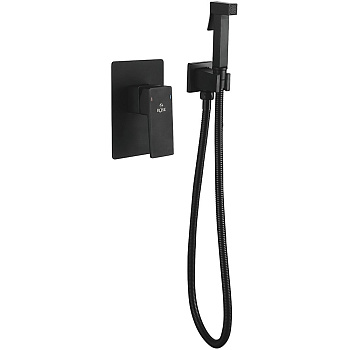 Гигиенический душ со смесителем Rose R2805H, черный