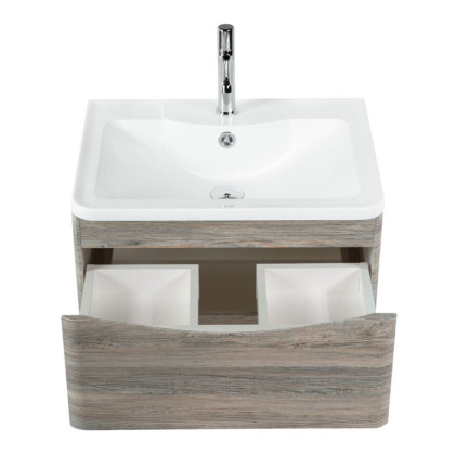 Тумба с раковиной подвесная BelBagno ACQUA 60 Pino Scania, раковина белая Тумба с раковиной подвесная BelBagno ACQUA 60 Pino Scania, раковина белая