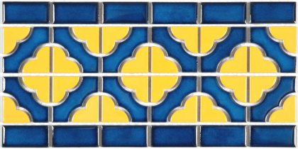 Вставка BW0019 керамика глянцевая (48*48) 150*306