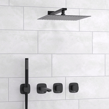 A9151.265.315.219.162.327.242.217 Встраиваемый комплект для ванны с верхней душевой насадкой, лейкой