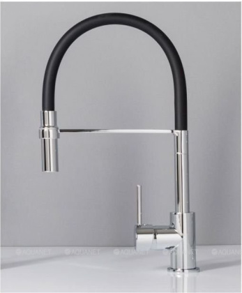 Смеситель для кухни Aquanet FF6215 черный