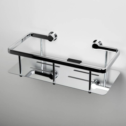 Полка металлическая, 30,5х9х15 см, хром, K-511