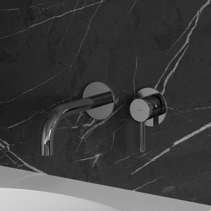 Смеситель для умывальника скрытого монтажа OMNIRES Y Y1215CR (хром)