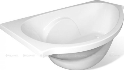 Ванна из искусственного мрамора Эстет Грация L 170x94                                                Ванна из искусственного мрамора Эстет Грация L 170x94
