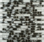 Мозаика MS-606 метал стекло (15*48*98*6) 305*298 