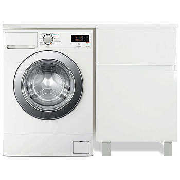 Комплект мебели Dallas Luxe 1150х482 правосторонний напольный 2 ящика (ШхГхВ) 498х476х860