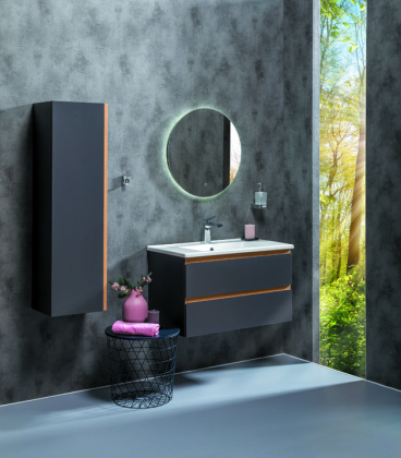 Тумба CAPOLDA 85 антрацит 849-085-A Boheme