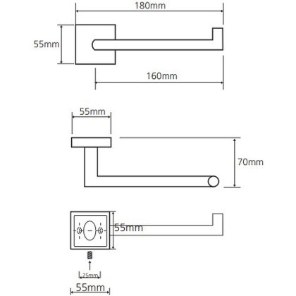 Держатель туалетной бумаги Bemeta Beta 132212032 Хром Держатель туалетной бумаги Bemeta Beta 132212032 Хром