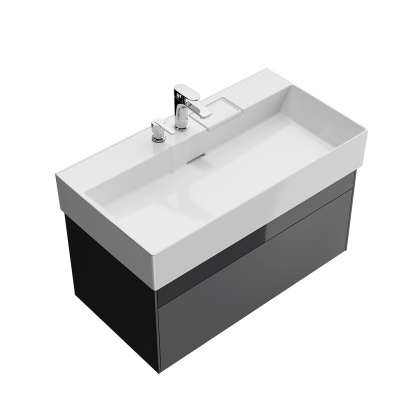 Тумба LOGICA подвесная 2 ящика 90 см, стальной серый LO.90.2\ST Тумба LOGICA подвесная 2 ящика 90 см, стальной серый LO.90.2\ST