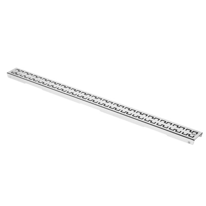 Декоративная решетка TECEdrainline "royal", нержавеющая сталь, сатин, для душевого канала, прямая 1500