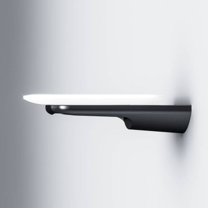 A50A34222 Inspire V2.0, Стеклянная мыльница с настенным держателем, черный, шт A50A34222 Inspire V2.0, Стеклянная мыльница с настенным держателем, черный, шт