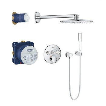 Душевая система Grohe SmartControl Concealed 34709000 хром Душевая система Grohe SmartControl Concealed 34709000 хром