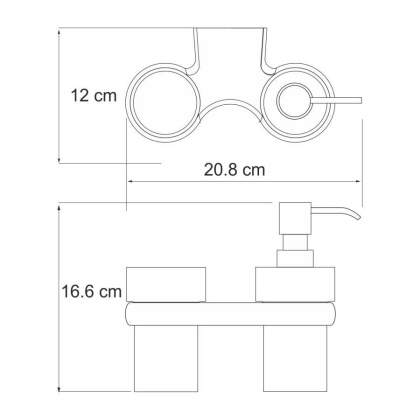 Berkel K-6889 Держатель стакана и дозатора
