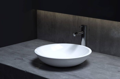 Раковина Salini CALLISTA 105 1101205SMRF S-Stone покраска по RAL полностью, накладная, матовая Раковина Salini CALLISTA 105 1101205SMRF S-Stone покраска по RAL полностью, накладная, матовая