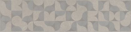 Бордюр AZ\B005\11232R Авенида серый светлый (60см*14,5см*9мм) (8шт/0,696м2) обрезной, шт