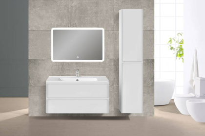 База под раковину Vico 1000 подвесная, 2 выкатных ящика soft close, G.White