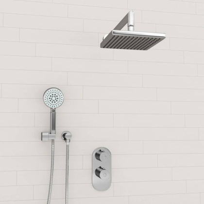 A16028 Thermo Встраиваемый комплект для душа с верхней душевой насадкой и лейкой A16028 Thermo Встраиваемый комплект для душа с верхней душевой насадкой и лейкой