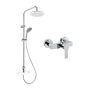 Сет с душевой стойкой System Rain и Flo S Сет с душевой стойкой System Rain и Flo S