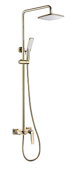 Стойка для душа со смесителем VENTURO золото Стойка для душа со смесителем VENTURO золото