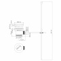 Смеситель для биде WasserKRAFT Mindel 8506 Смеситель для биде WasserKRAFT Mindel 8506