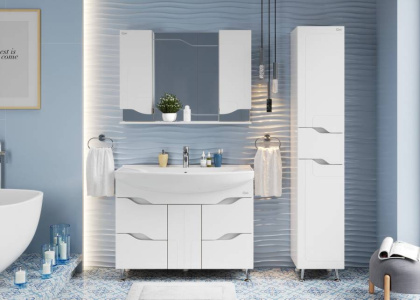 Пенал Onika Веронэлла 35 напольный, белый, универсальный Пенал Onika Веронэлла 35 напольный, белый, универсальный