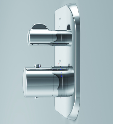 Смеситель Для душа с термостатом, монтируемый в стену F3075600 Sensation