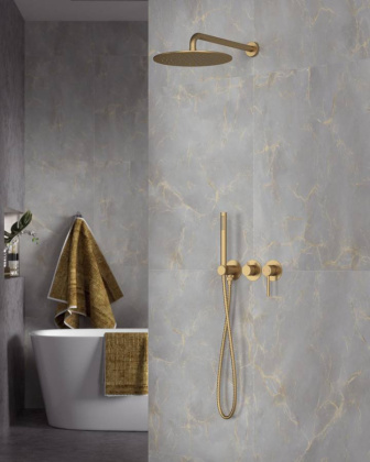 Душевая система Timo Saona SX-2349/17SM скрытого монтажа, золото матовое Душевая система Timo Saona SX-2349/17SM скрытого монтажа, золото матовое