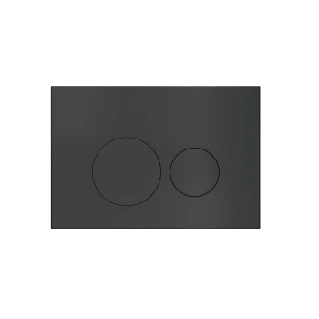 Клавиша смыва Creto Snap 1.2 для унитаза, черная матовая