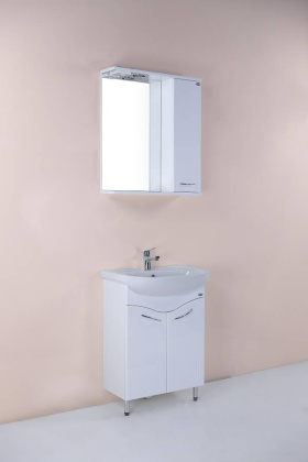 Тумба Onika Лада 60 напольная, белая (ум. Эллада 60)