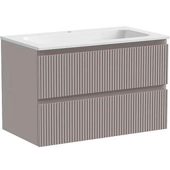 Тумба подвесная SANCOS Snob T 790х445х500, c двумя ящиками оснащенными доводчиками, Doha Soft, арт.SNT80SM