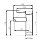 D3002100SS Logic new  смеситель для умывальника из нержавеющей стали D3002100SS Logic new  смеситель для умывальника из нержавеющей стали