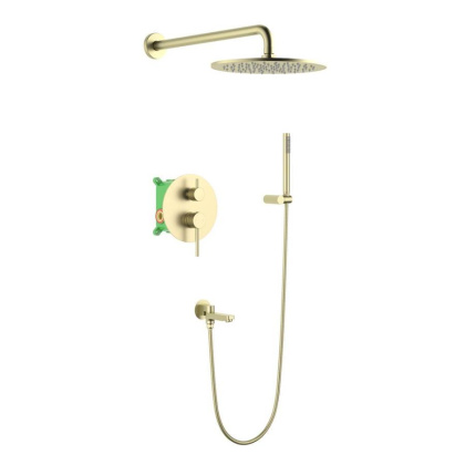 Душевая система Timo Saona SX-2379/17SM скрытого монтажа, золото матовое Душевая система Timo Saona SX-2379/17SM скрытого монтажа, золото матовое