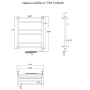 Полотенцесушитель Идеал комби эл ТЭН 3 60*40 (ЛЦ17) Полотенцесушитель Идеал комби эл ТЭН 3 60*40 (ЛЦ17)
