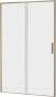 Душевая дверь Aquanet Pleasure Evo 120 AE65-N120-GBT профиль золото-никель браш, прозрачное стекло