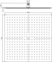 Верхний душ 3D квадратный RGW SP-82, RGW 21148250-01