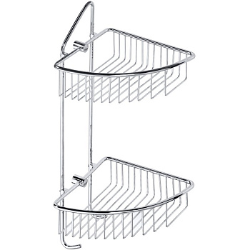 Двойная полочка для мыла угловая - мыльница