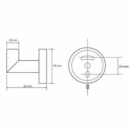 Крючок Bemeta Dark 104206020 Черный